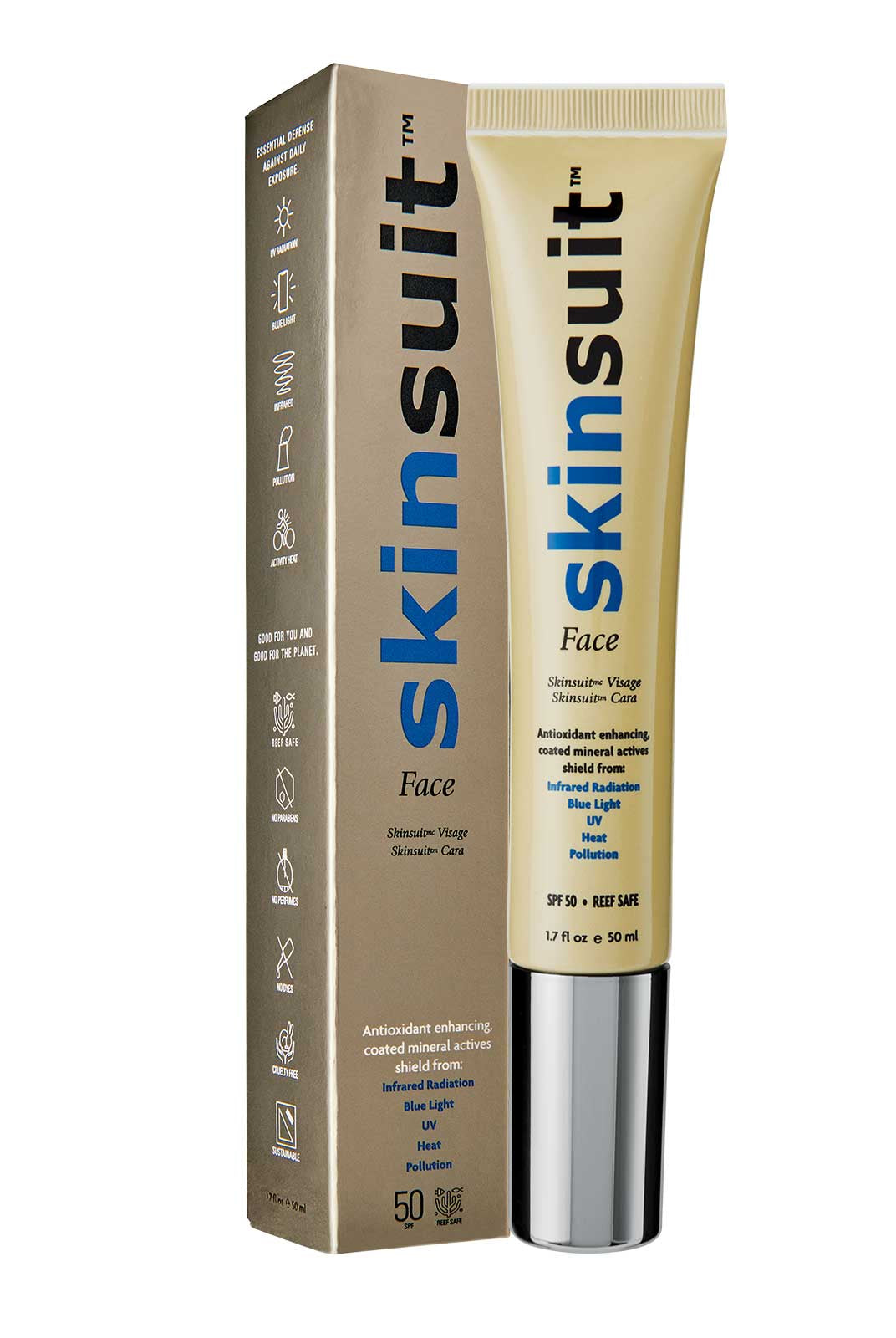 SkinSuit Face Carton and Tube