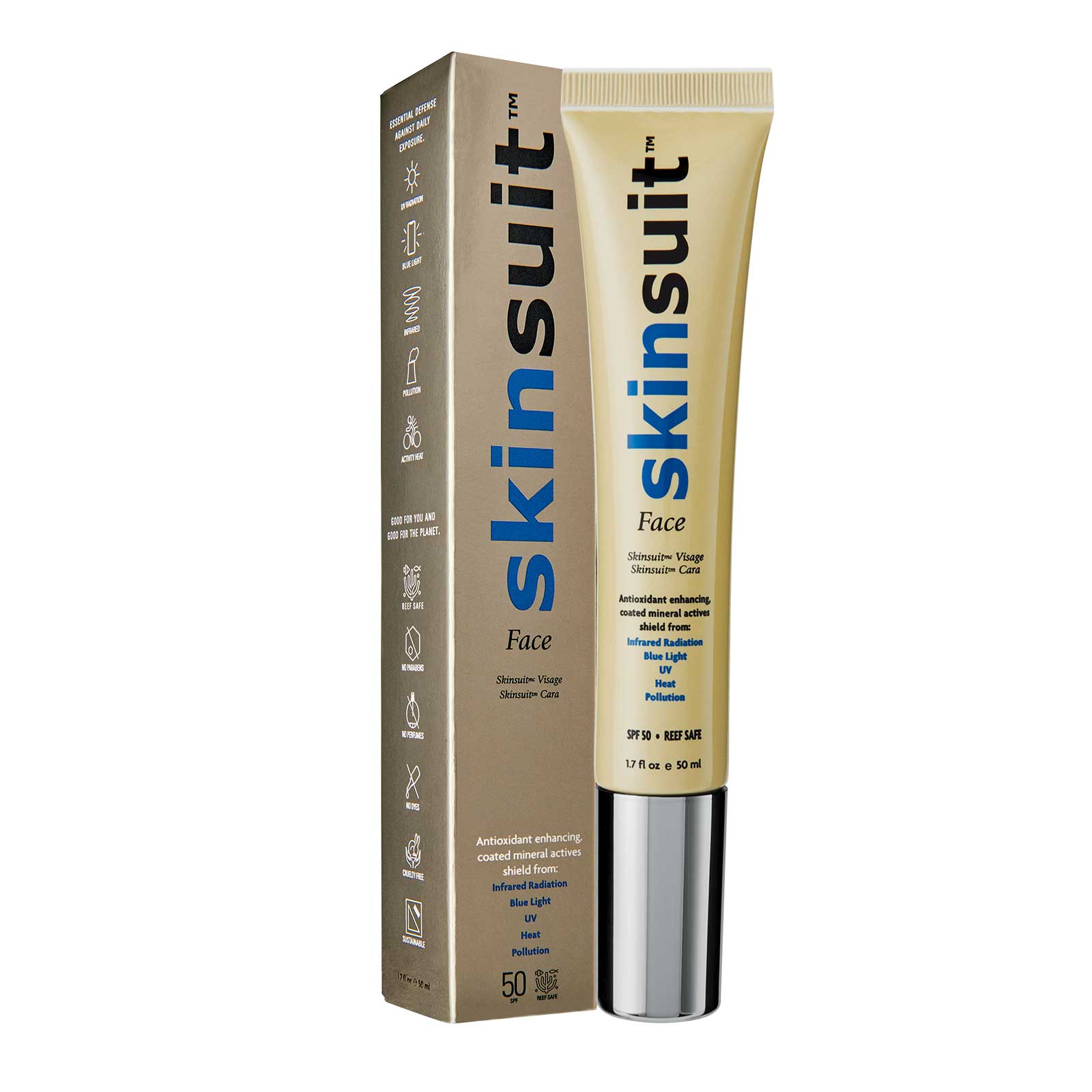 SkinSuit Face Carton and Tube