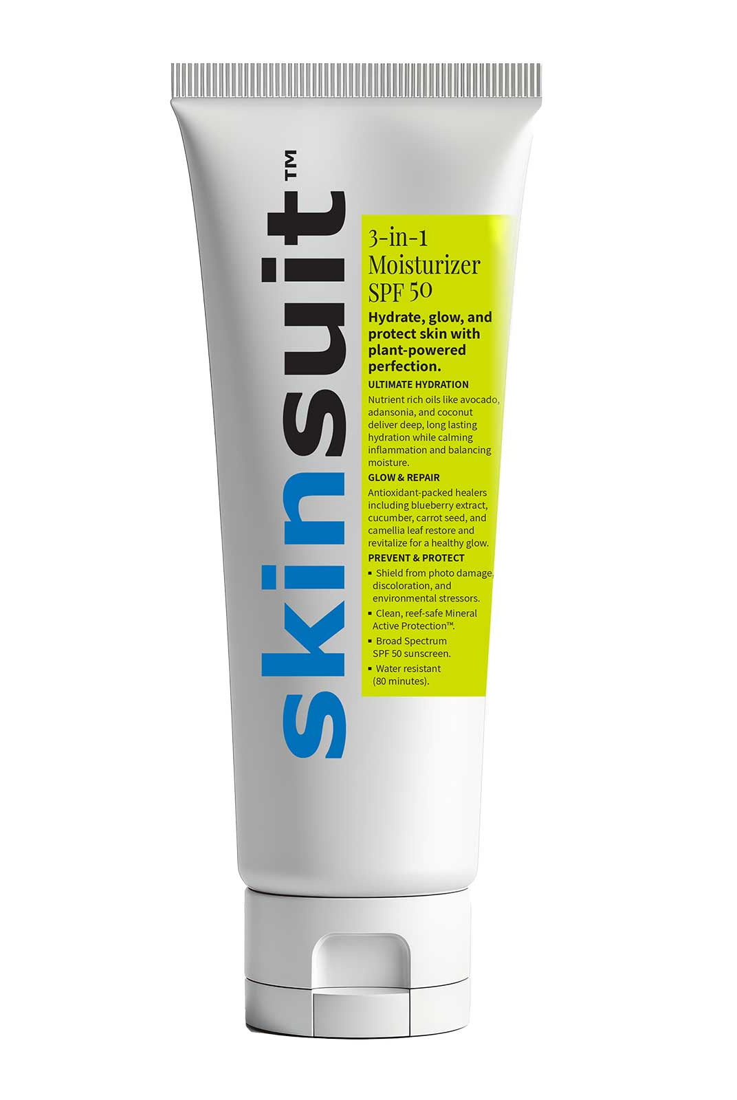 SkinSuit 3-in-1 Moisturizer SPF 50 3.0 packaging by Skin Authority