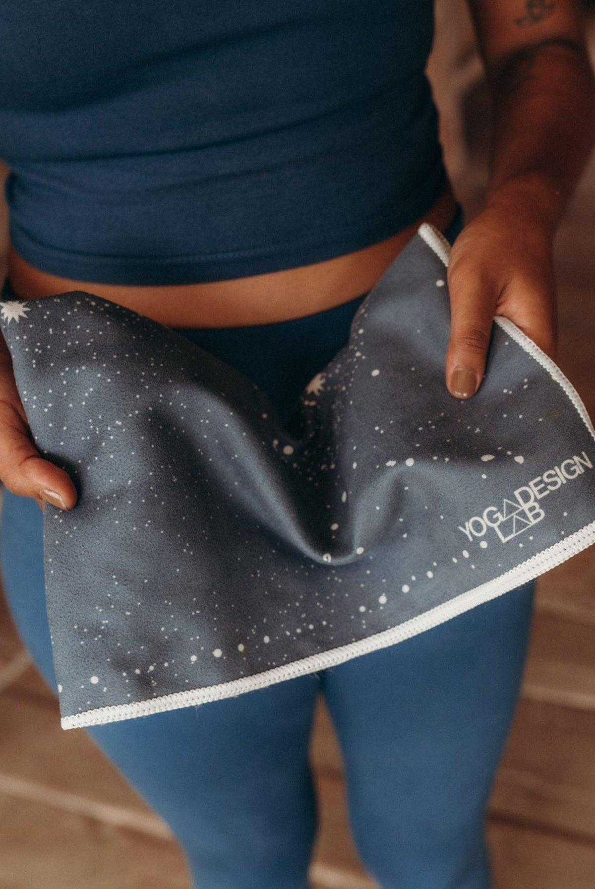YDL Yoga Hand Towel - Ultra-Grippy, Moisture Absorbing & Quick-Dry - Yoga Design Lab