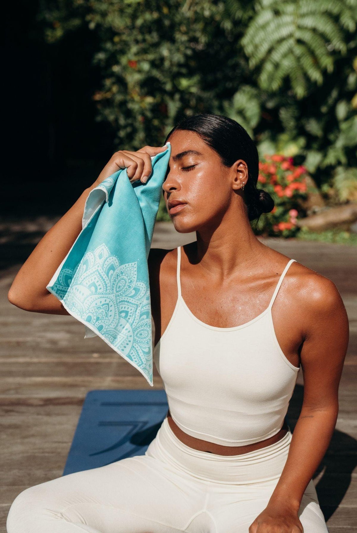 YDL Yoga Hand Towel - Ultra-Grippy, Moisture Absorbing & Quick-Dry - Yoga Design Lab