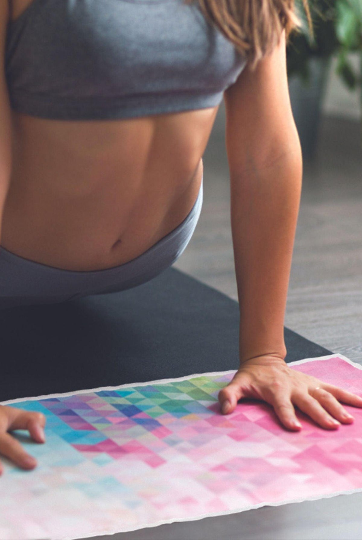 YDL Yoga Hand Towel - Ultra-Grippy, Moisture Absorbing & Quick-Dry - Yoga Design Lab