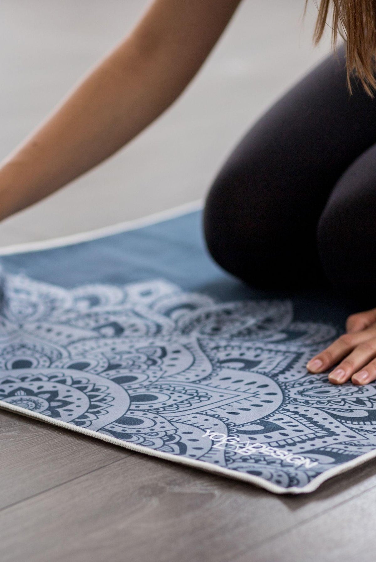 YDL Yoga Mat Towel - Ultra-Grippy, Moisture Absorbing & Quick-Dry - Yoga Design Lab