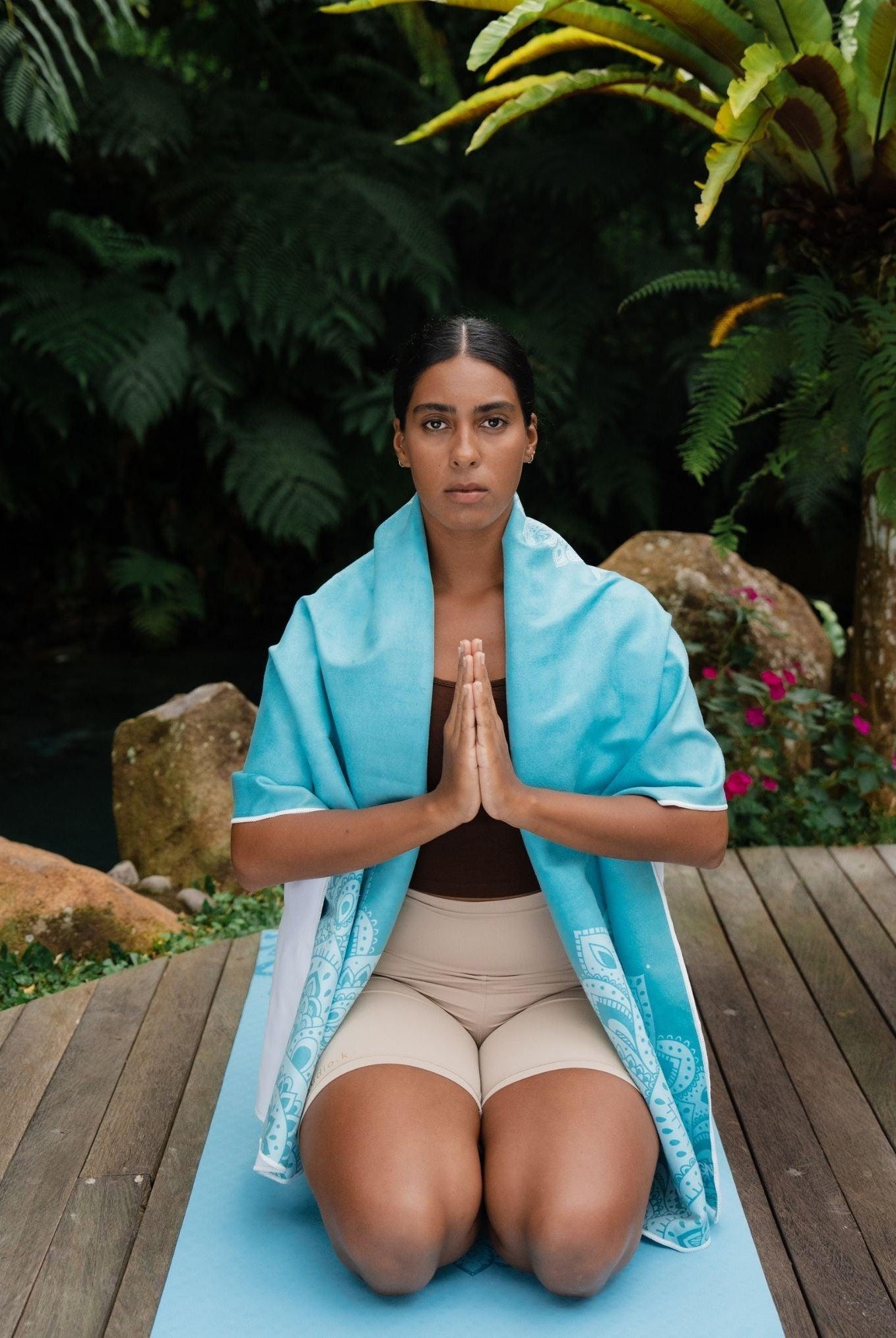 YDL Yoga Mat Towel - Ultra-Grippy, Moisture Absorbing & Quick-Dry - Yoga Design Lab