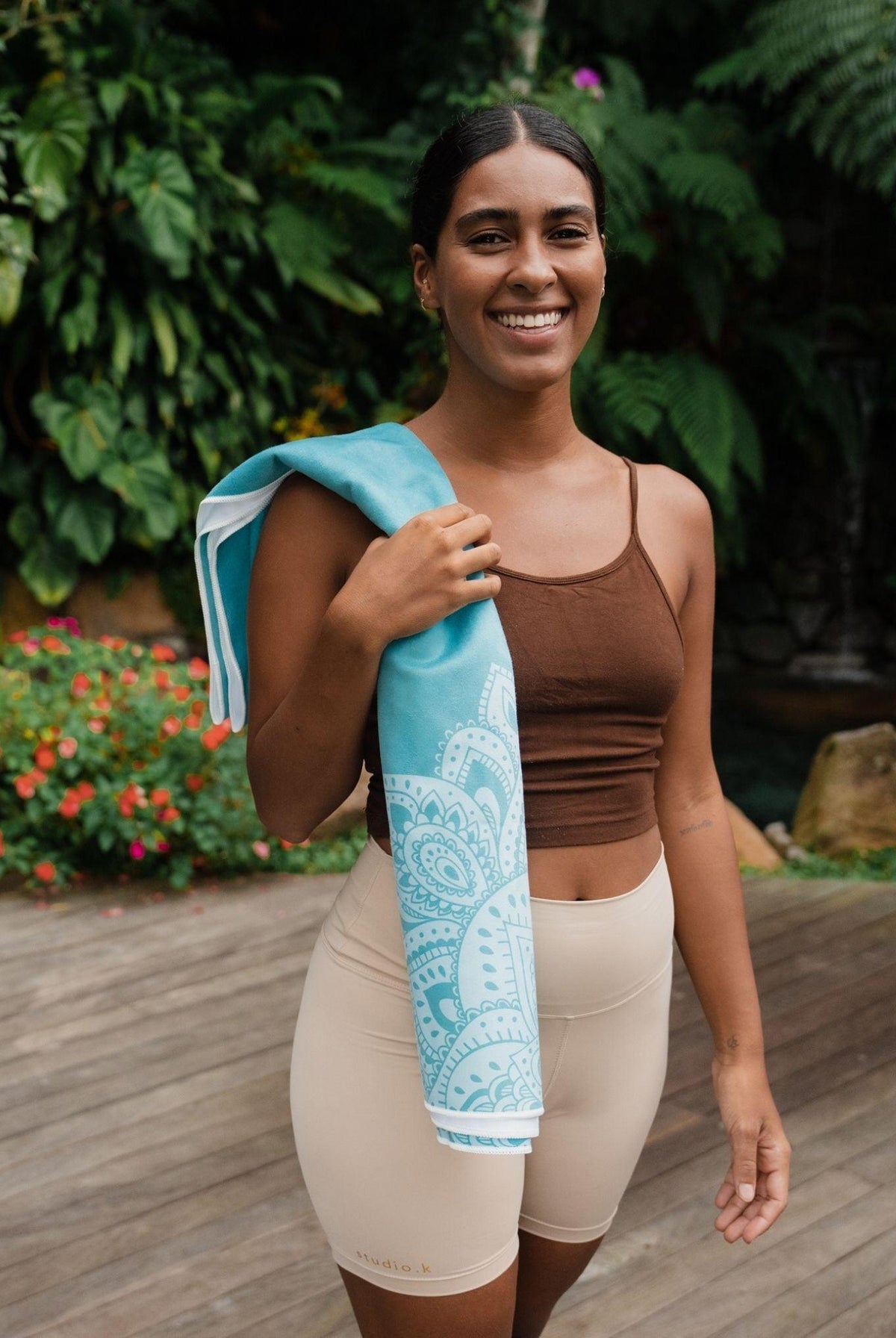 YDL Yoga Mat Towel - Ultra-Grippy, Moisture Absorbing & Quick-Dry - Yoga Design Lab