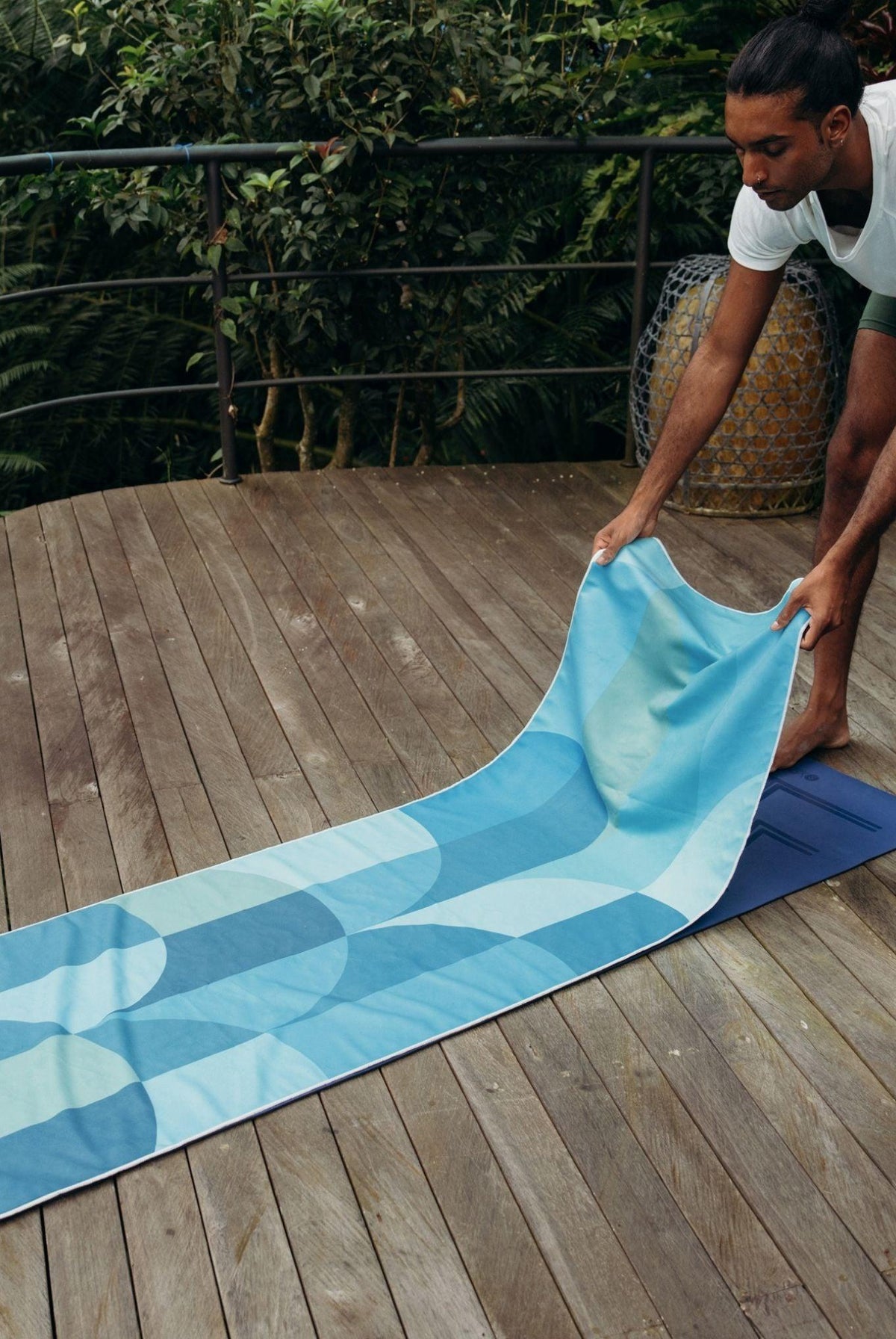 YDL Yoga Mat Towel - Ultra-Grippy, Moisture Absorbing & Quick-Dry - Yoga Design Lab