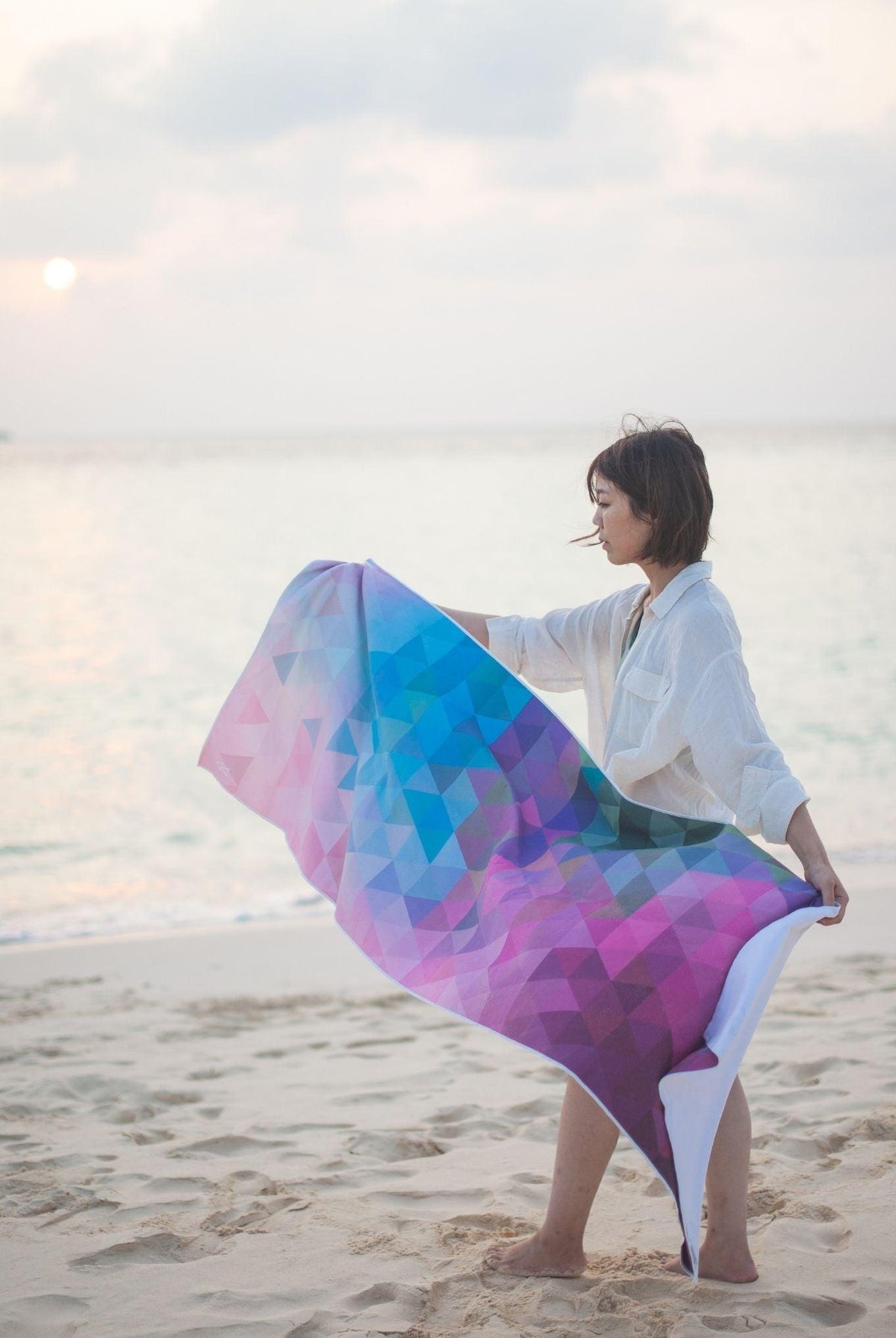 YDL Yoga Mat Towel - Ultra-Grippy, Moisture Absorbing & Quick-Dry - Yoga Design Lab