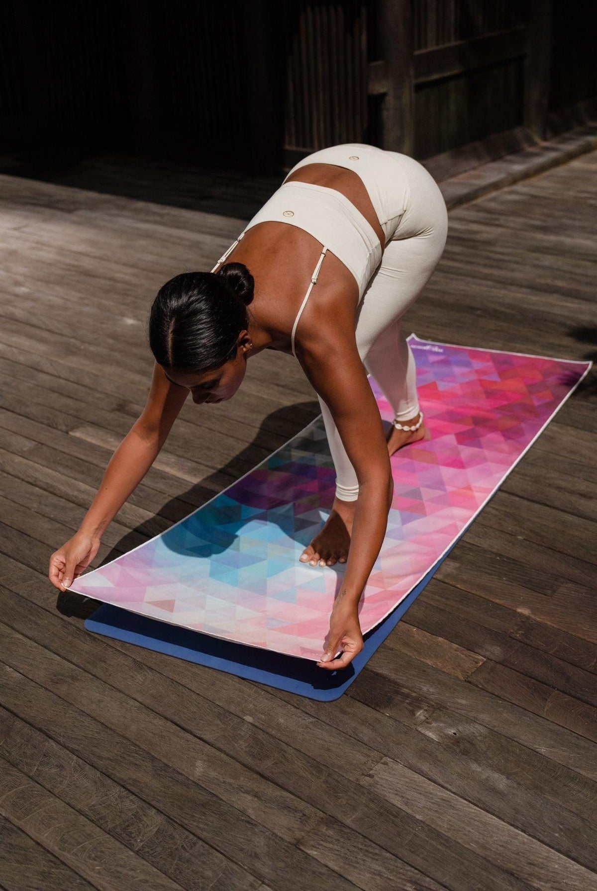 YDL Yoga Mat Towel - Ultra-Grippy, Moisture Absorbing & Quick-Dry - Yoga Design Lab