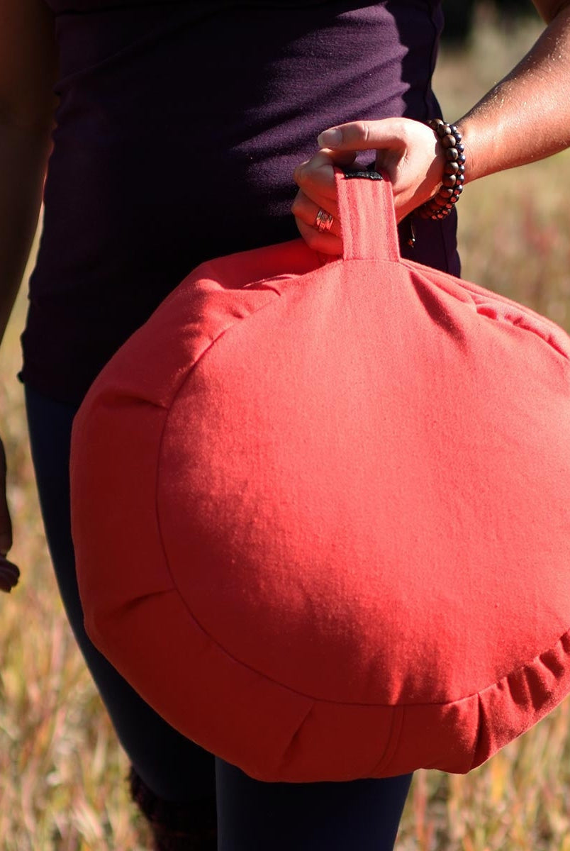 Zafu Meditation Cushion - Poppy