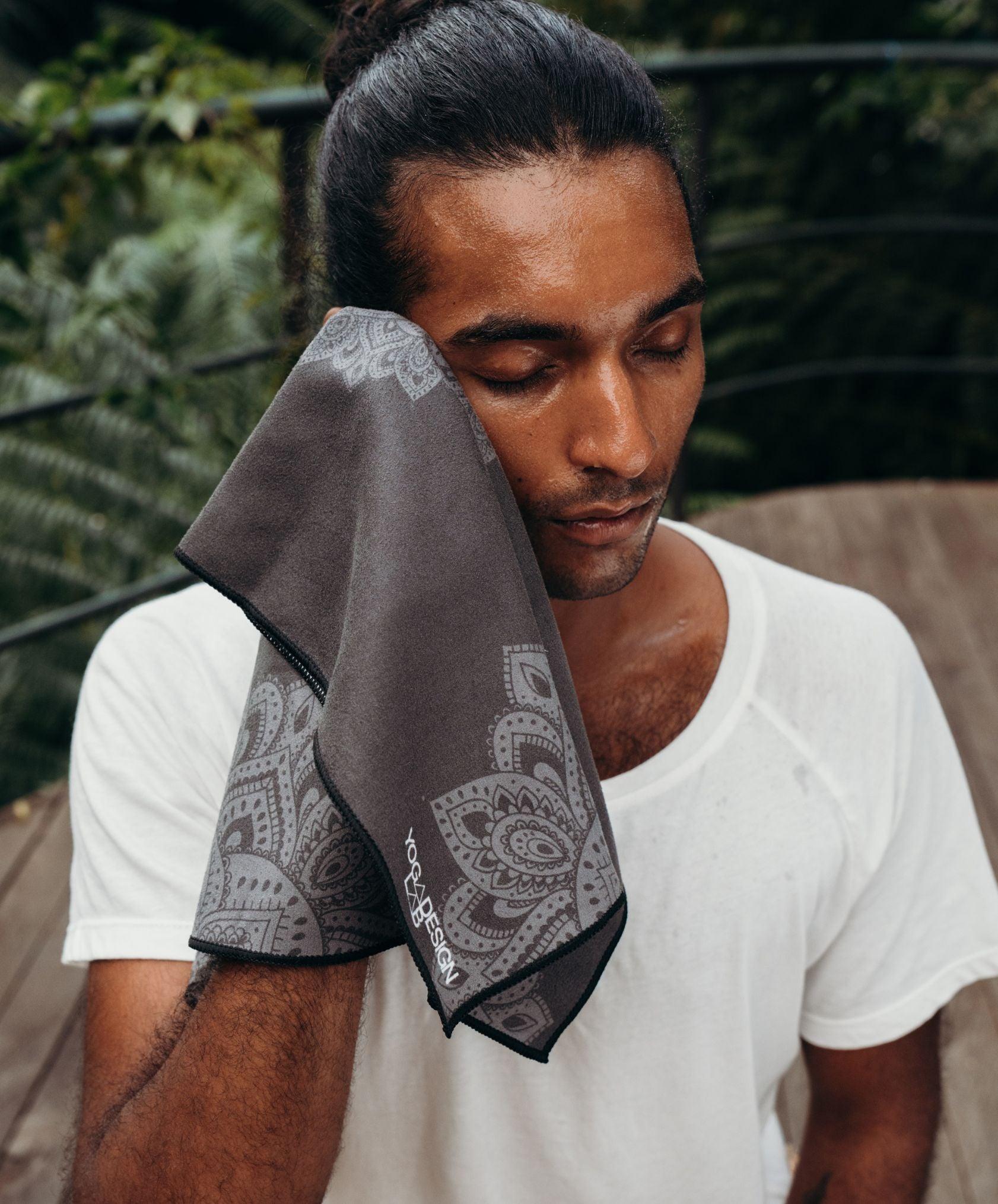 YDL Yoga Hand Towel - Ultra-Grippy, Moisture Absorbing & Quick-Dry - Yoga Design Lab 