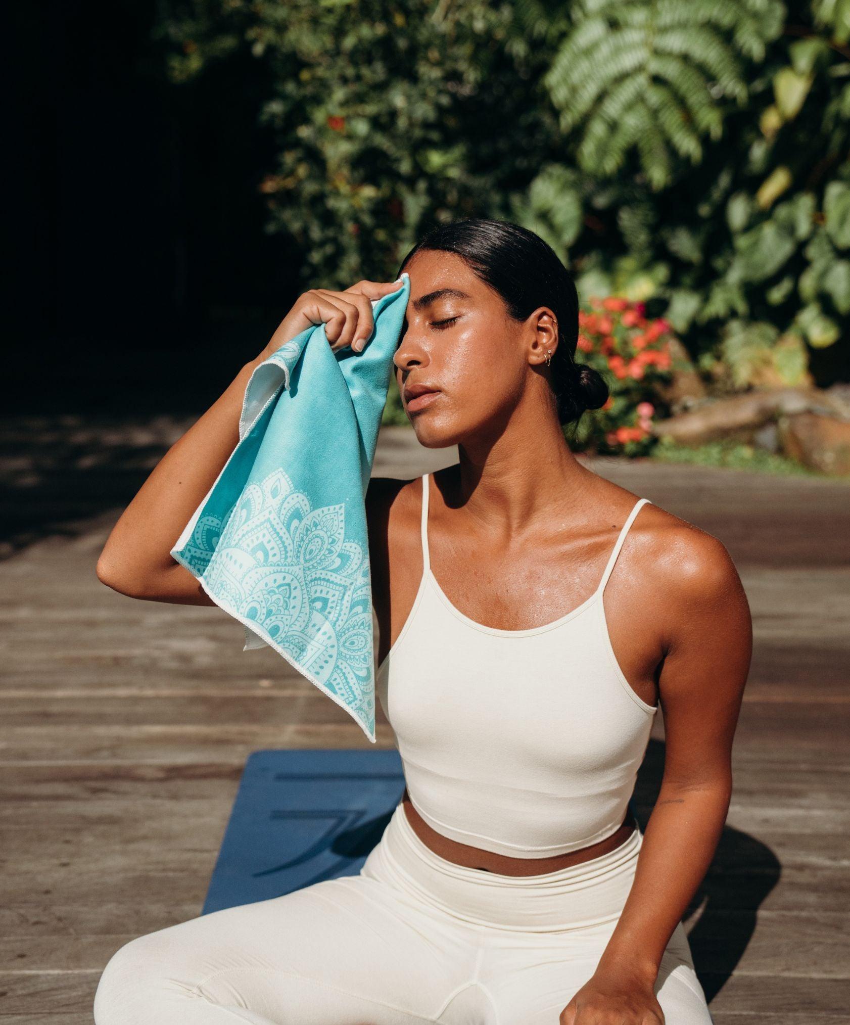 YDL Yoga Hand Towel - Ultra-Grippy, Moisture Absorbing & Quick-Dry - Yoga Design Lab 