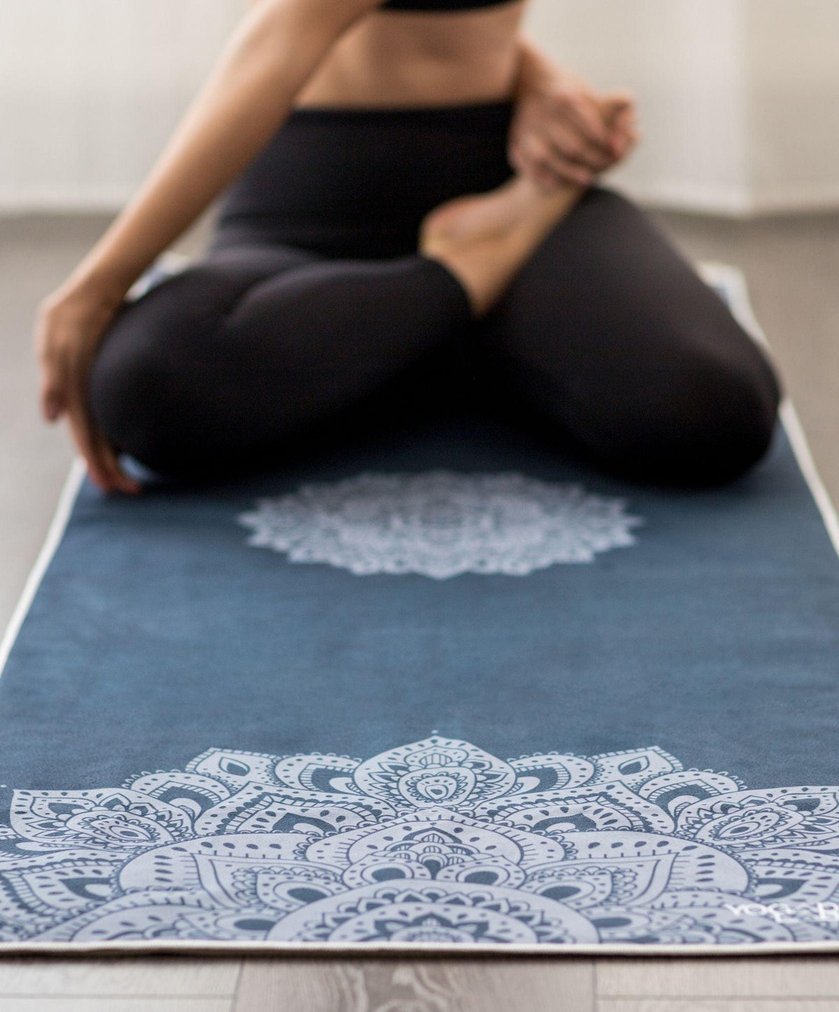 YDL Yoga Mat Towel - Ultra-Grippy, Moisture Absorbing & Quick-Dry - Yoga Design Lab 