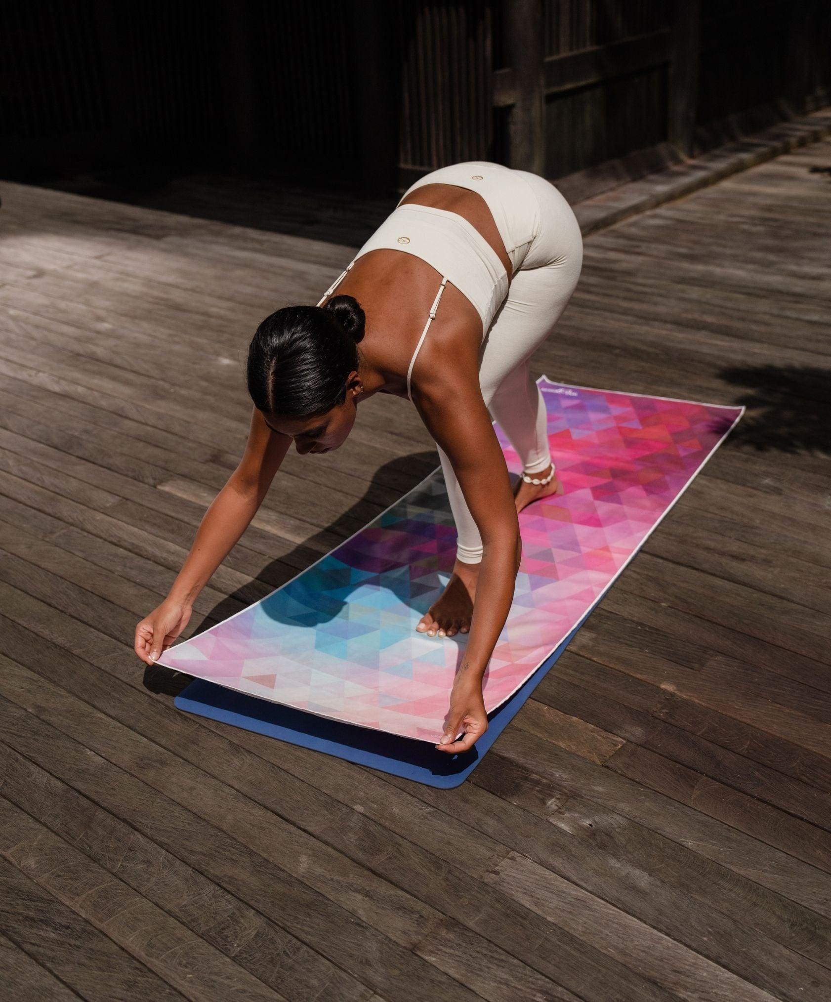 YDL Yoga Mat Towel - Ultra-Grippy, Moisture Absorbing & Quick-Dry - Yoga Design Lab 